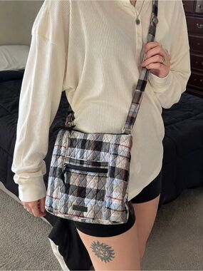 Rare Discontinued Plaid ver Bradley Cossbody Purse and matching wallet